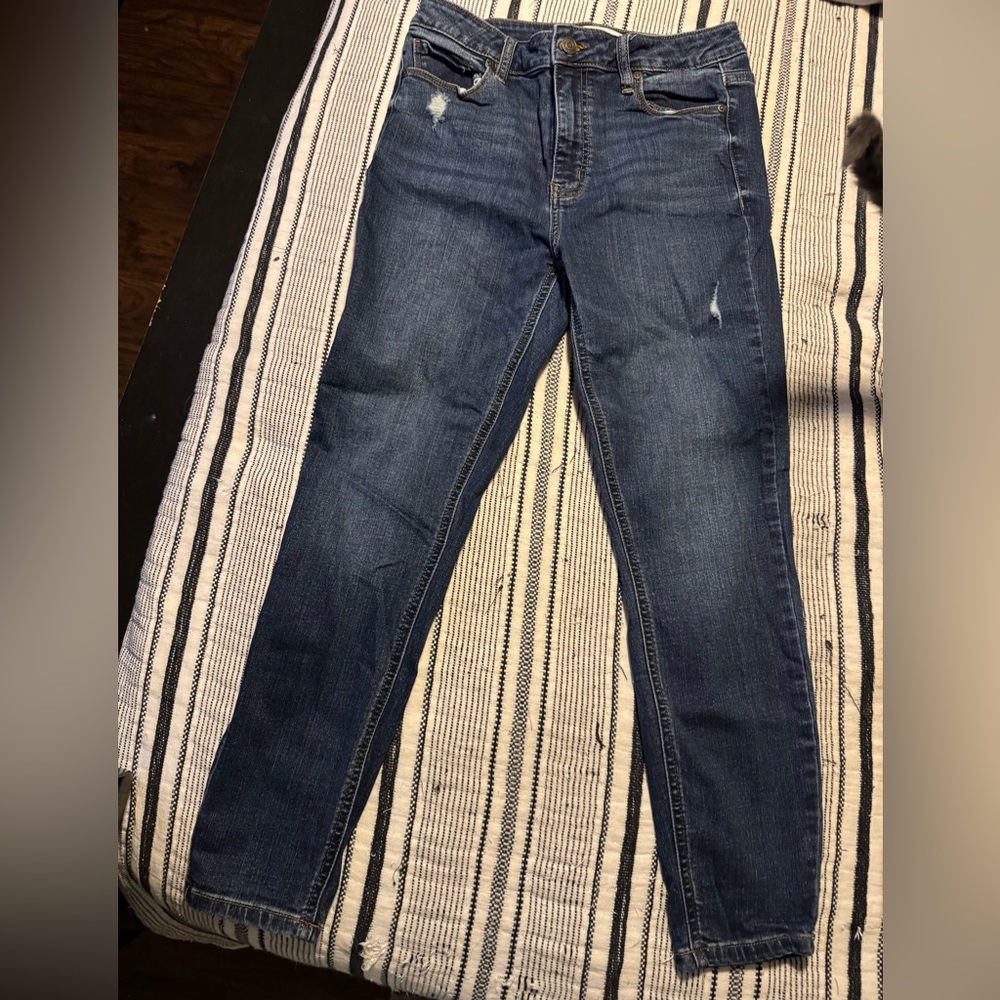 Eunina Dark Blue Skinny Jeans